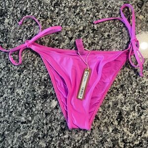 SKIMS Neon Orchid Side Tie Bikini Bottom - MEDIUM